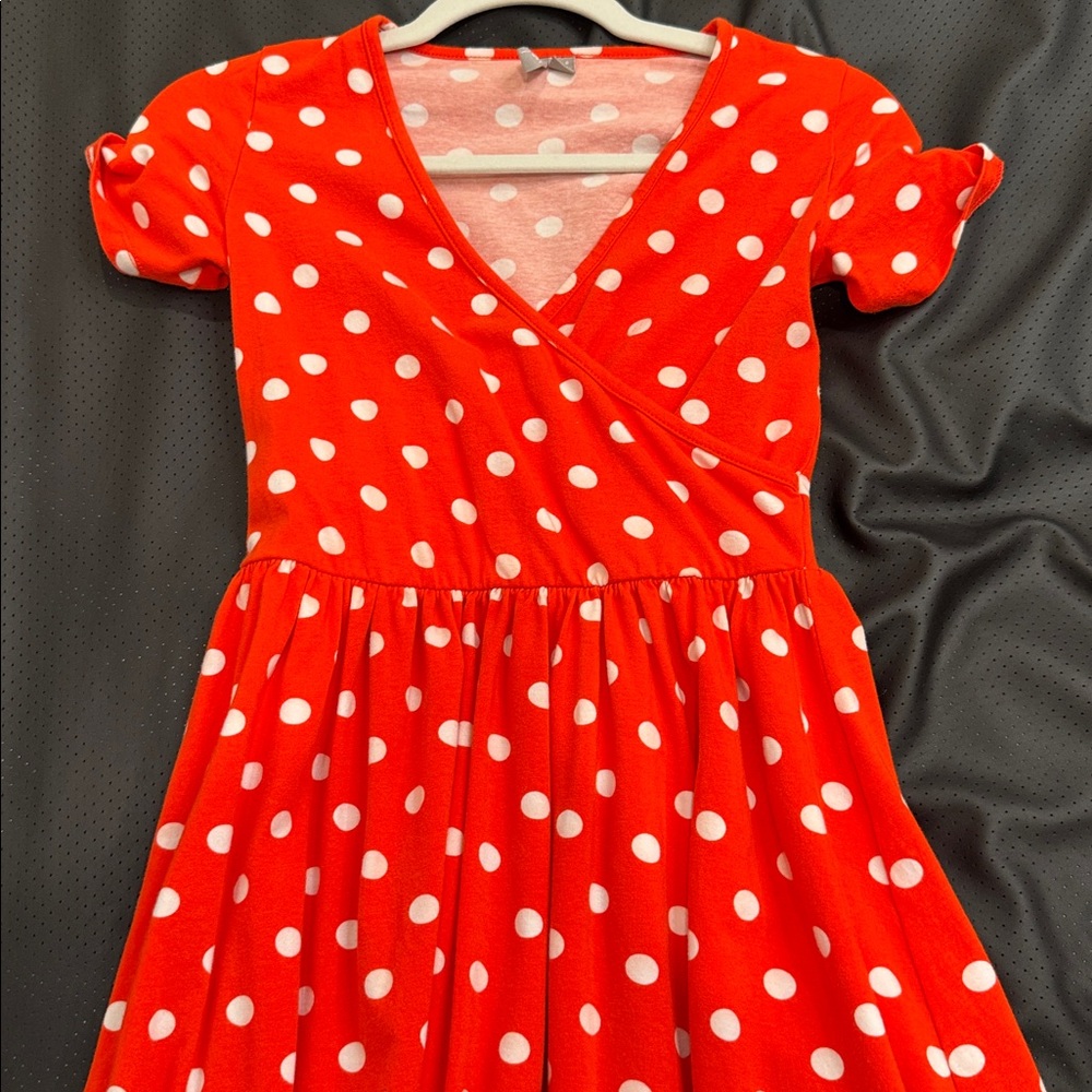 ASOS Red Polka Dot Dress
